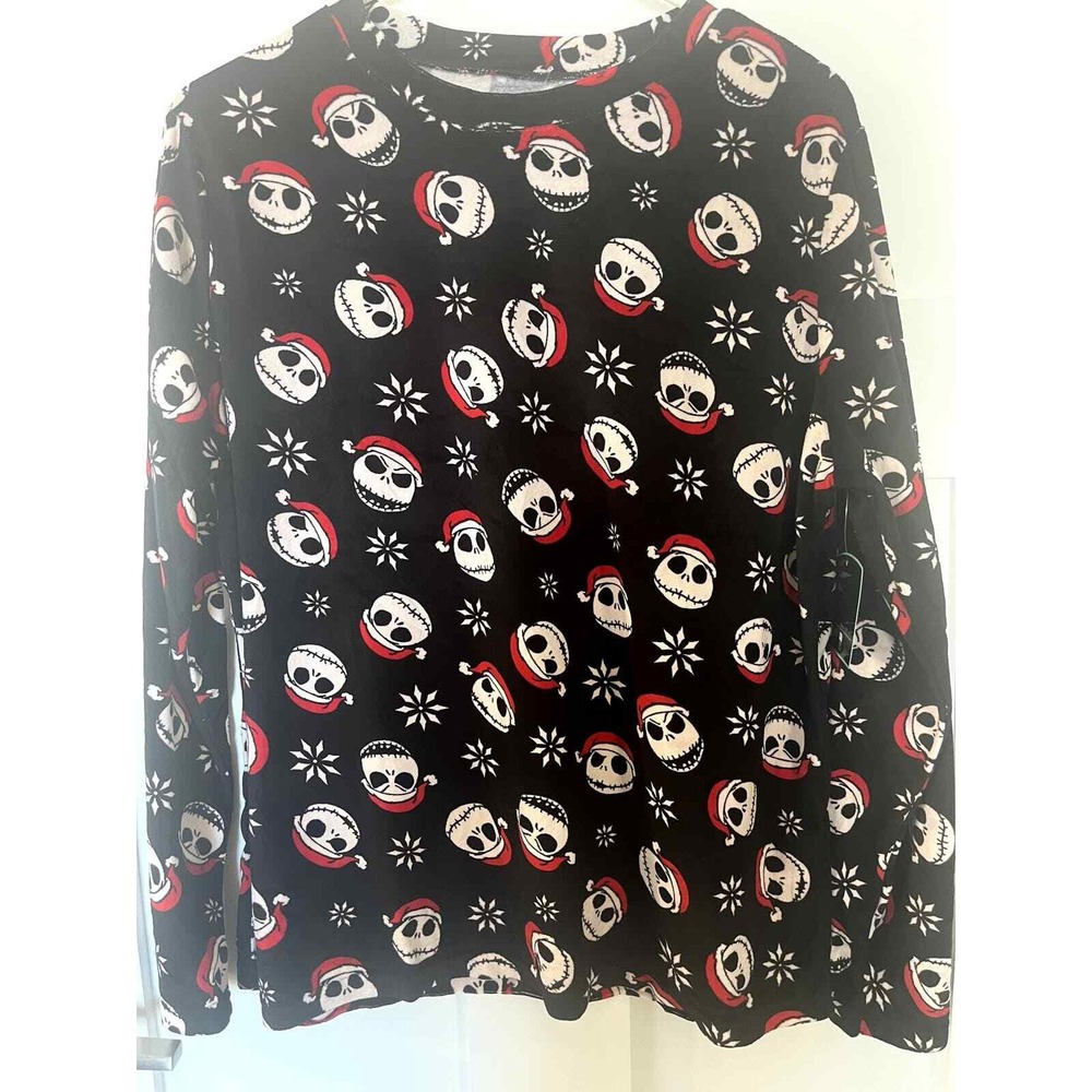 Disney Nightmare Before Christmas Jack Skellington Holiday Shirt Medium New